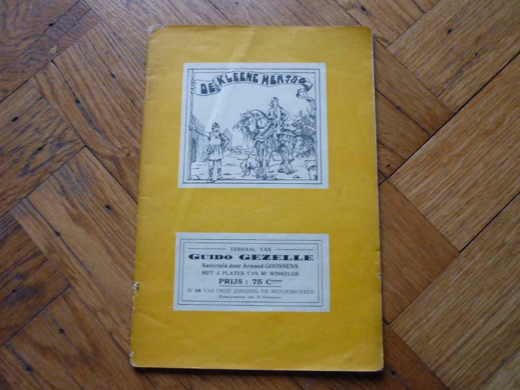 Boekje 'De kleene hertog' Guido Gezelle: 1928, Antiek en Kunst, Antiek | Boeken en Manuscripten, Ophalen of Verzenden