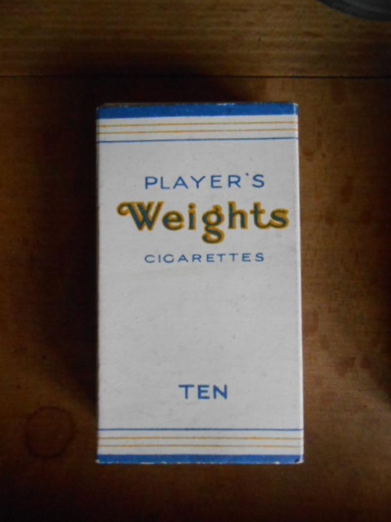 Player's WEIGHTS cigarettes  1968 vintage, Collections, Enlèvement ou Envoi