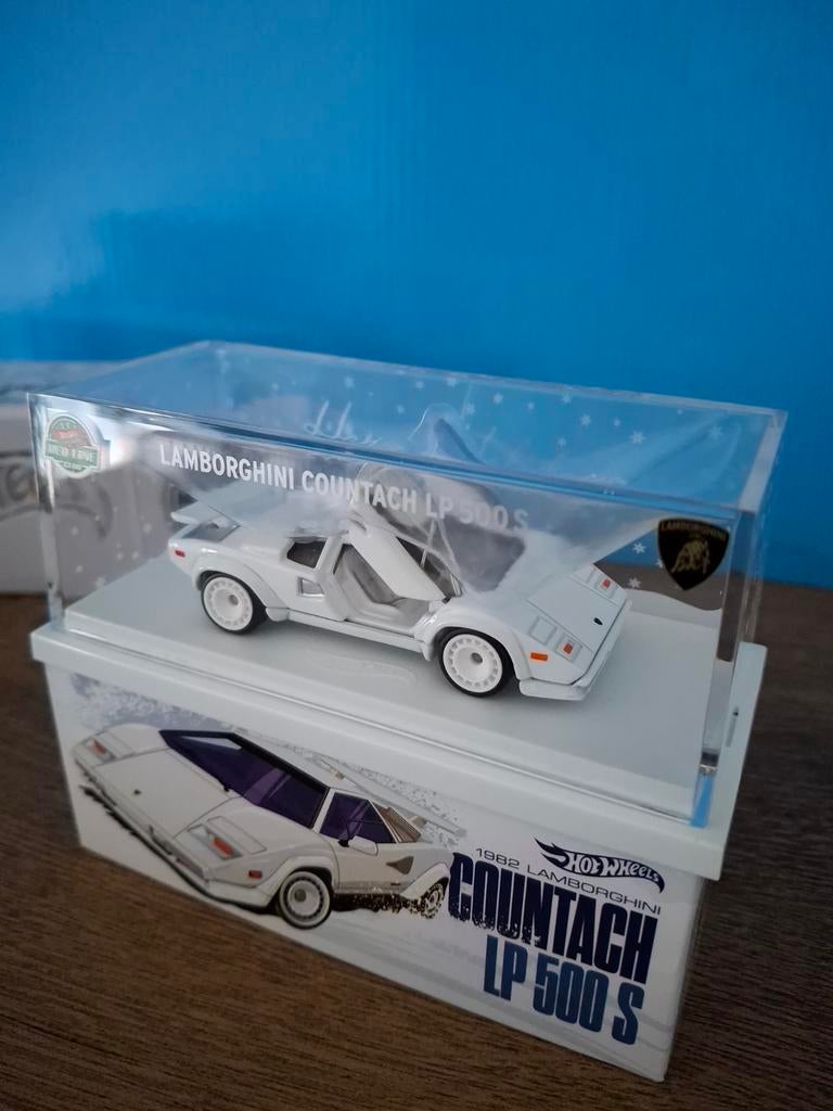 Hot Wheels Lamborghini Countach RLC Holiday Car, Hobby & Loisirs créatifs, Enlèvement, Neuf