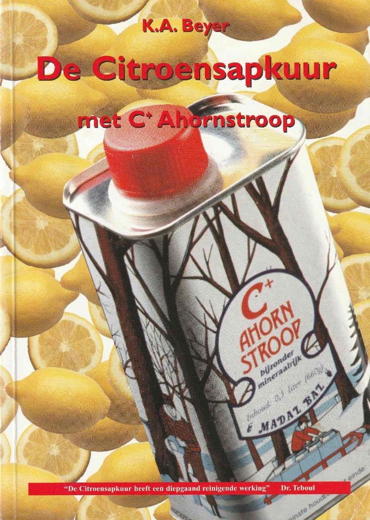 De Citroensapkuur met C+ Ahornstroop, Livres, Santé, Diététique & Alimentation, Comme neuf, Enlèvement ou Envoi
