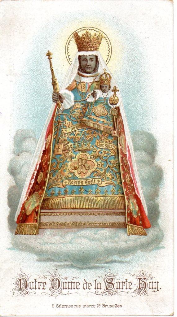 devotieprentje OLV van Sarte / Hoei, Ophalen of Verzenden, Kaart of Prent, Christendom | Katholiek