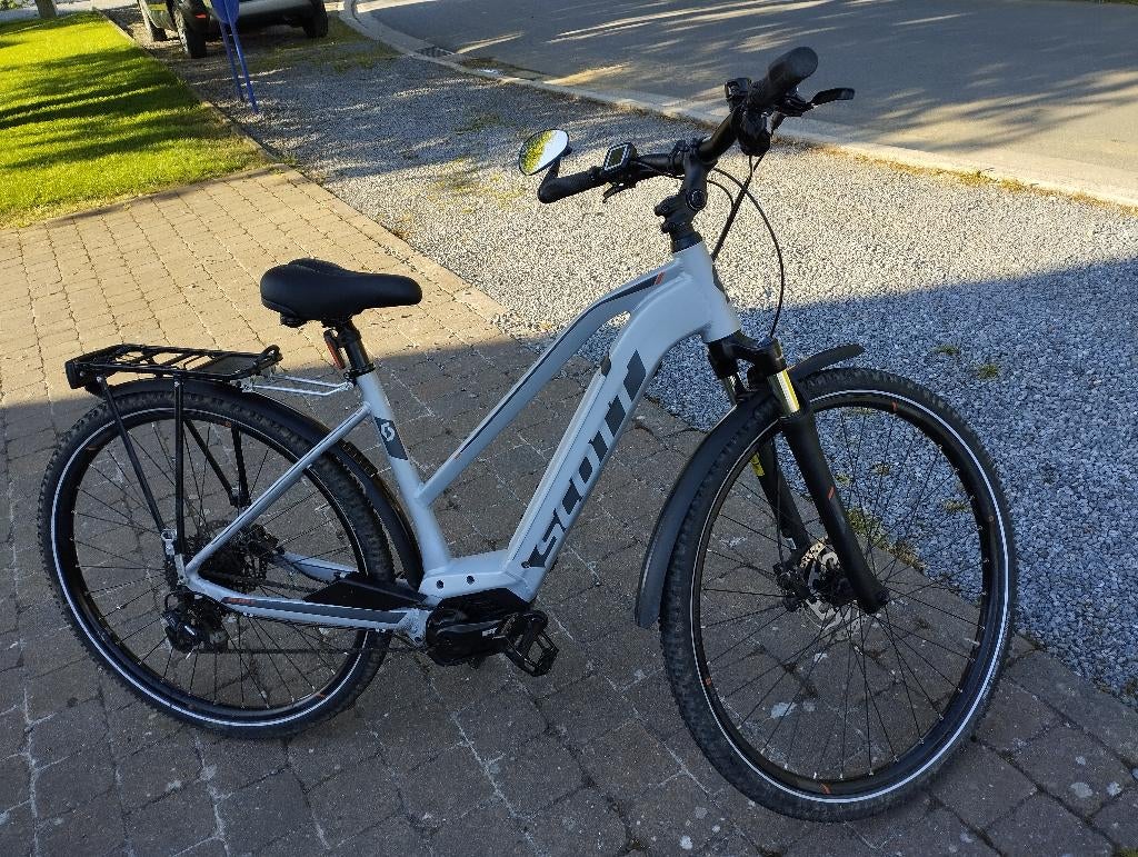Vélo SCOTT tout-chemin, Fietsen en Brommers, Elektrische fietsen, Zo goed als nieuw, Overige merken, 47 tot 51 cm, 50 km per accu of meer