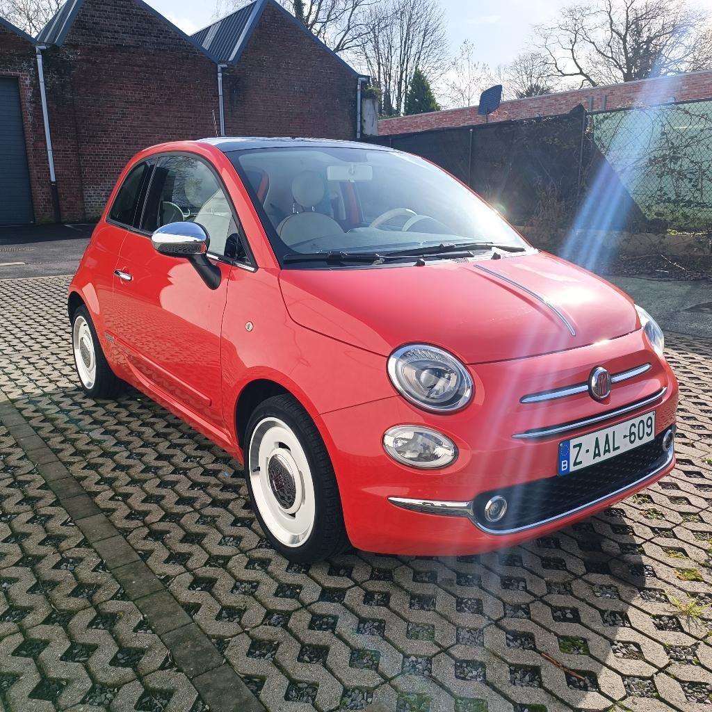 heel speciaal,fiat 500 ANIVERSARIO,1,2 motor,50000km, Auto's, Voorwielaandrijving, Stof, 4 cilinders, Bedrijf