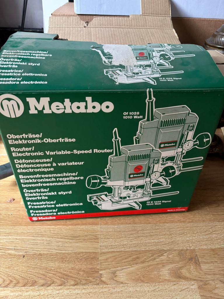 Metabo bovenfrees, Doe-het-zelf en Bouw, Ophalen, Zo goed als nieuw, Bovenfrees, Metabo