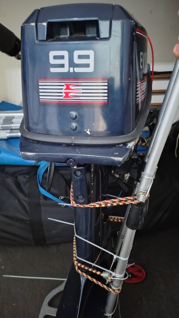 Tweetakt bootmotor van 10 pk, 10 ch, Enlèvement, Moteur hors-bord, 27 m