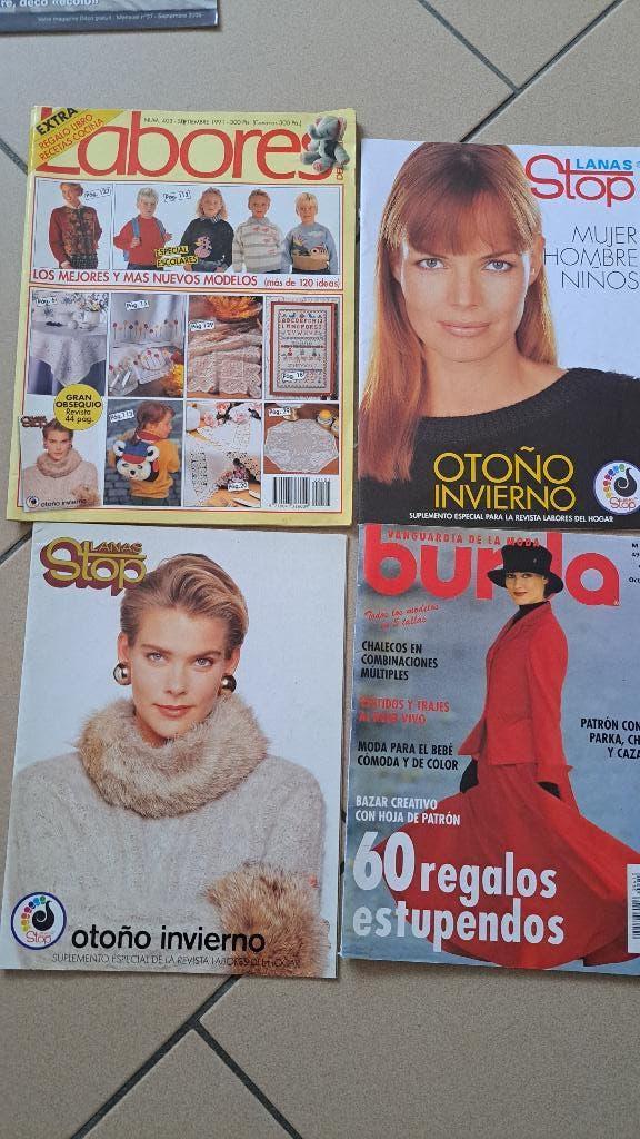 lot catalogues Burda / Labores / Stop lanas en espagnol, Enlèvement ou Envoi