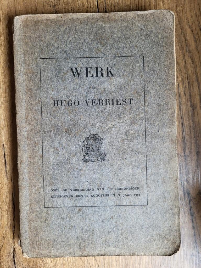 Werk van Hugo Verriest, Ophalen of Verzenden, Gelezen