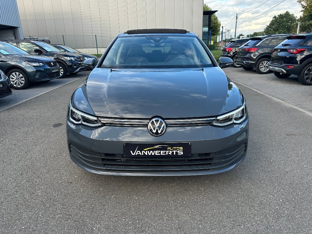 Vw Golf 8, 1.0 TSI DSG AUTOMAAT, 37.000 km, PANO DAK/CARPLAY, Stof, Bedrijf, Golf, Zilver of Grijs