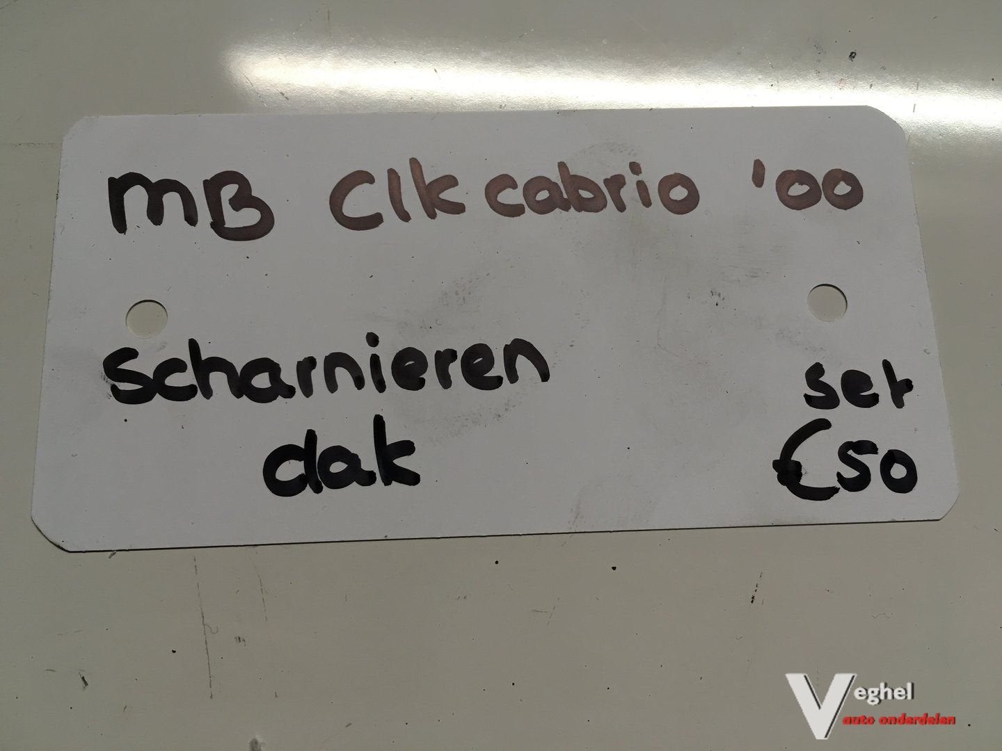 Mercedes  CLK Cabrio 2000 Scharnieren tbdv Dak, Gebruikt, -, -, Ophalen of Verzenden