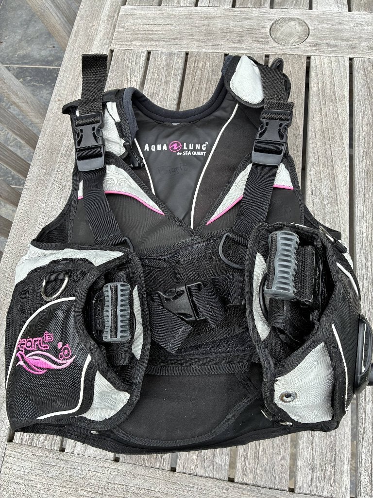 Duikvest Vrouw Aqualung I3 XS, Ophalen of Verzenden, Gebruikt, Trimvest of Wing