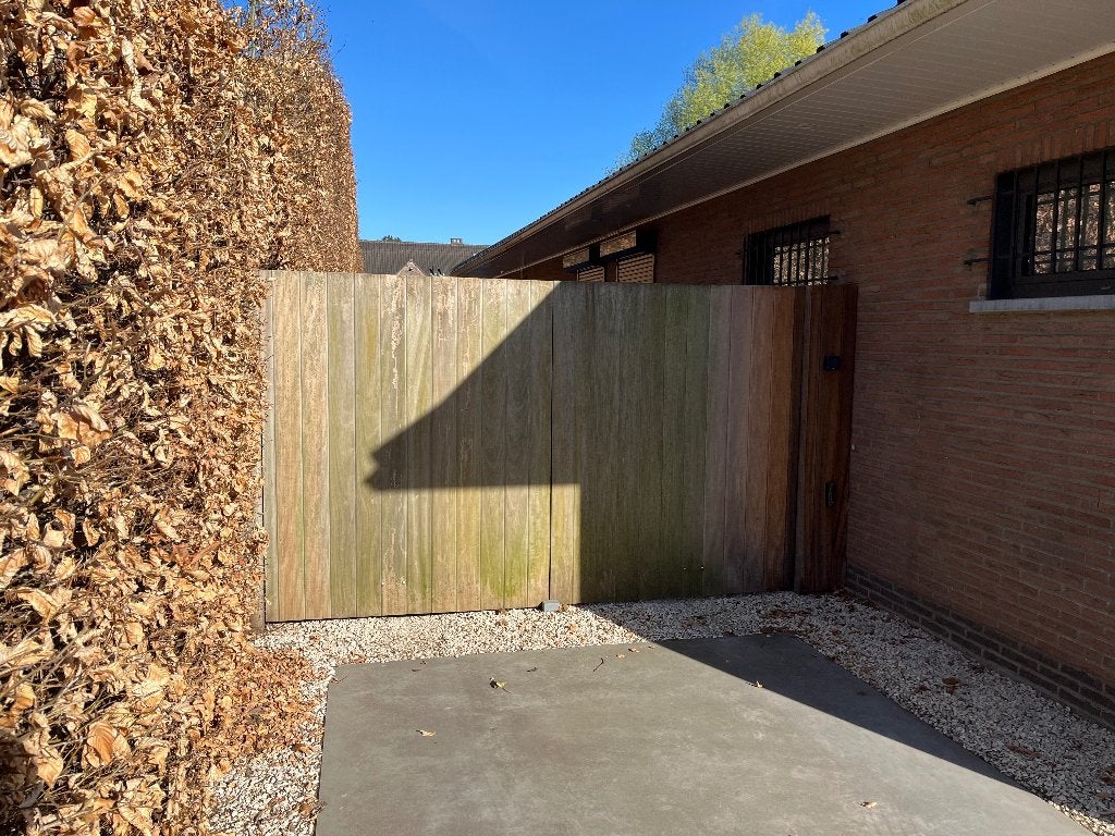 Dubbele poort padoek te koop, 200 cm ou plus, Portail battant, Utilisé, Bois