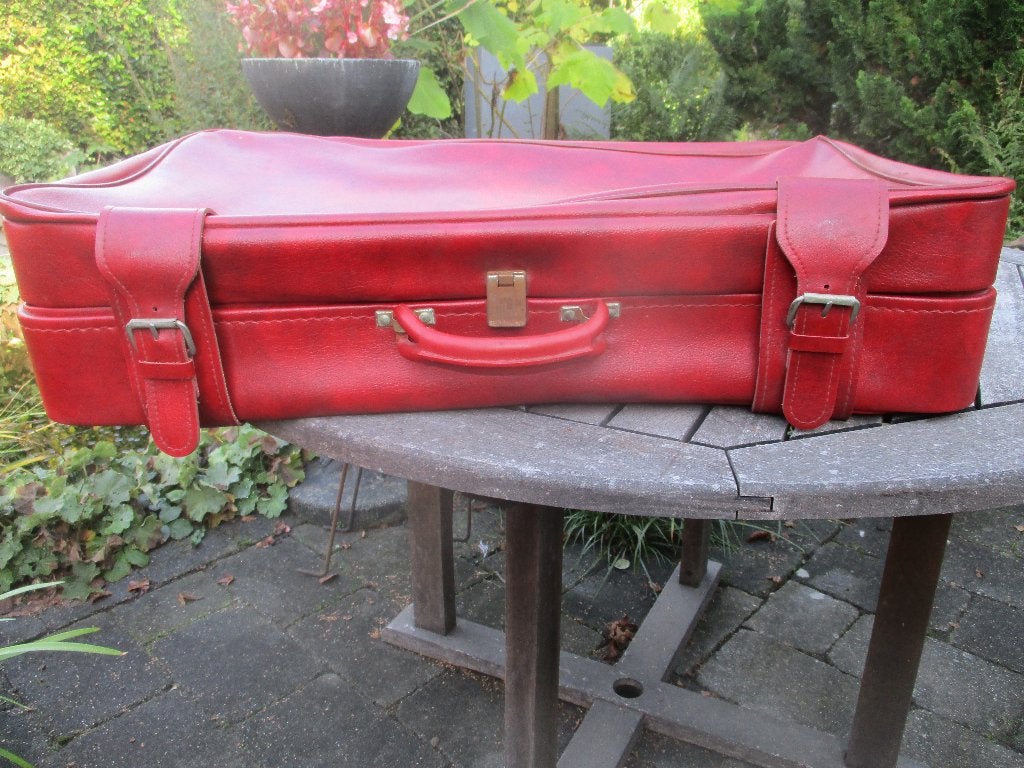 Vintage reiskoffer, Enlèvement, 45 à 55 cm, Plastique souple, 70 cm ou plus