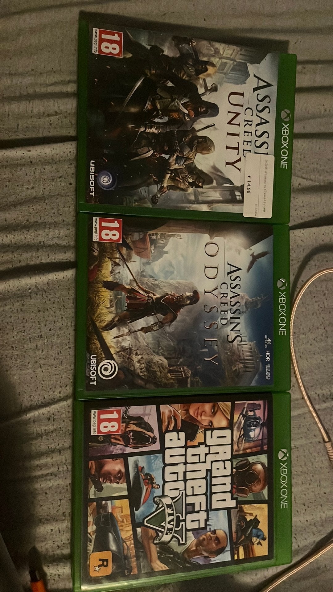 Xbox one games, Ophalen, Zo goed als nieuw