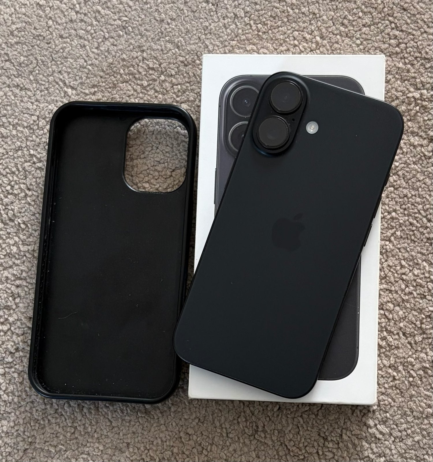 iPhone 16 Black 128GB, Telecommunicatie, Mobiele telefoons | Apple iPhone, Ophalen, 128 GB, 89 %, IPhone 16