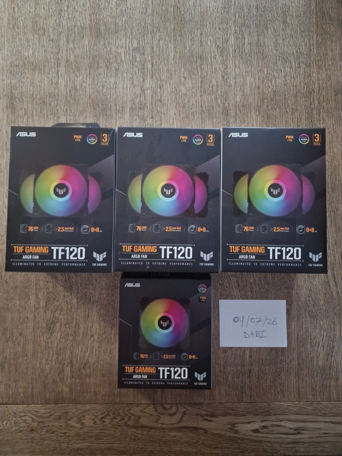 TUF GAMING TF120 ARGB-ventilator/ventilator, Ophalen, Nieuw, Luchtkoeling