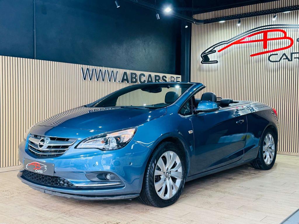 Opel Cascada 1.4 Turbo * 1ER PROPRIETAIRE * GAR 12 MOIS *, Zwart, 4 cilinders, Cabriolet, Blauw