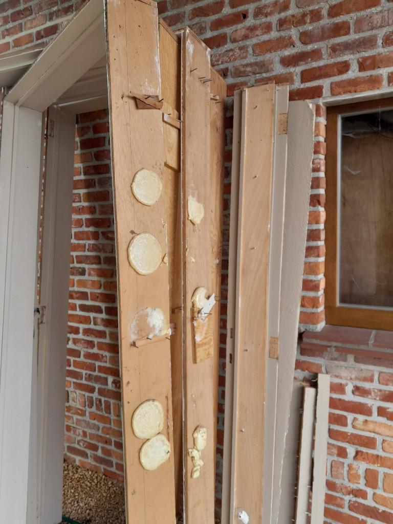 binnendeuren, Doe-het-zelf en Bouw, Deuren en Vliegenramen, Ophalen, Gebruikt, 80 tot 100 cm, Binnendeur