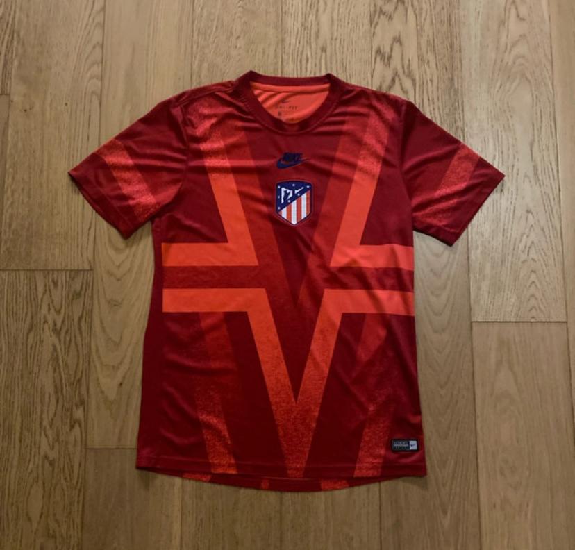 Maillot Nike Atlético Madrid Pré-Match 2019/2020 Taille M, Maat M, Ophalen of Verzenden, Zo goed als nieuw, Shirt