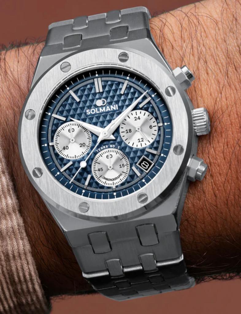 SOLMANI TERRA CHRONO VAUT599€! 💯%NEUF AVEC CERTIFICAT !, Enlèvement ou Envoi, Neuf
