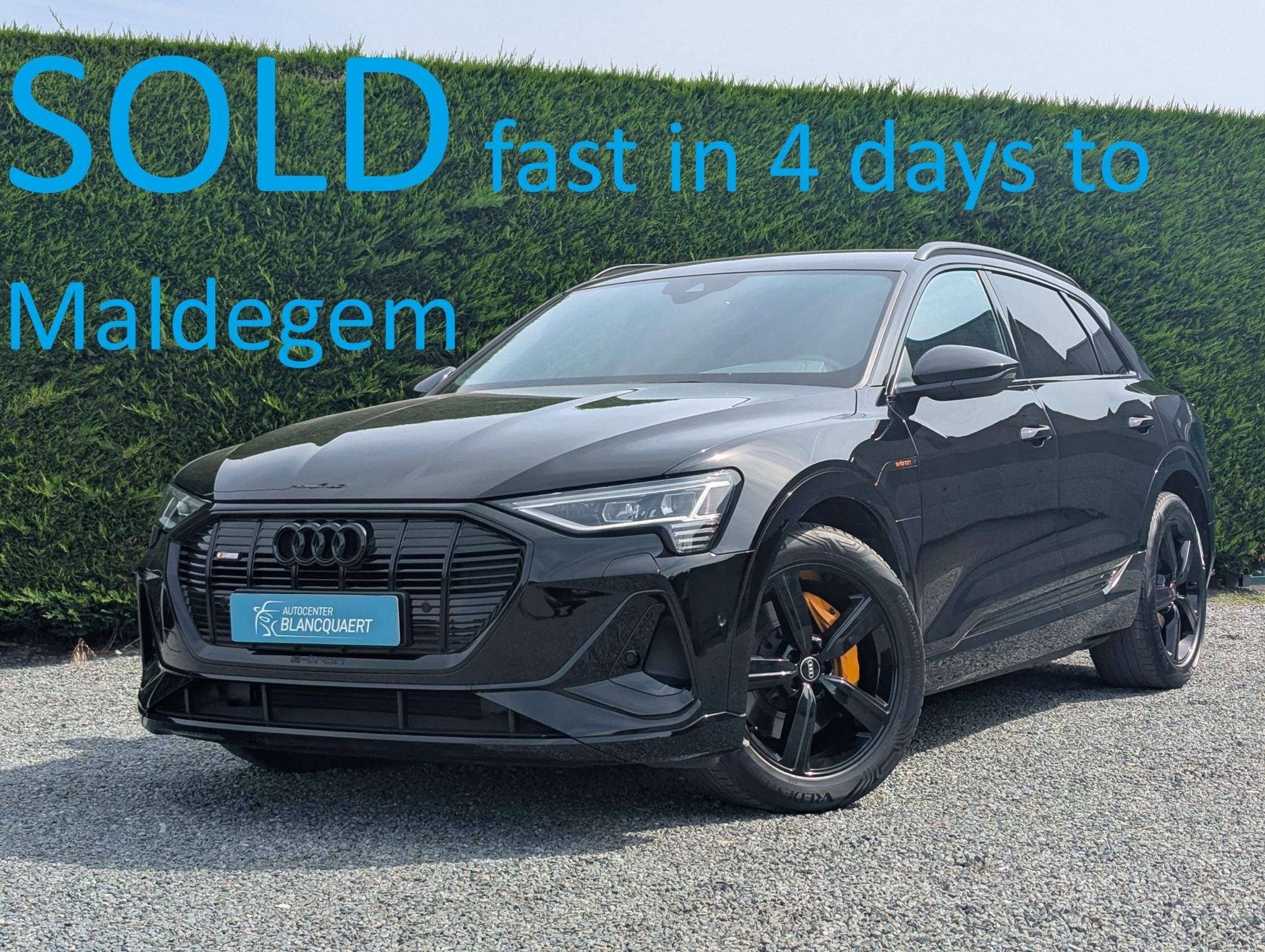 Audi Q8 e-tron ! verkocht !(Q8) e-tron S-line - sportstuur -, Automaat, Gebruikt, 313 pk, Q8 e-tron
