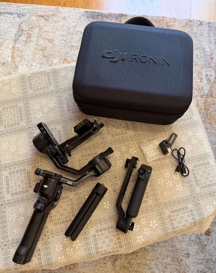 DJI RS 5 Combo - stabilizer, uitstekende staat, Audio, Tv en Foto, Ophalen of Verzenden, Zo goed als nieuw, Monopod functie, DJI