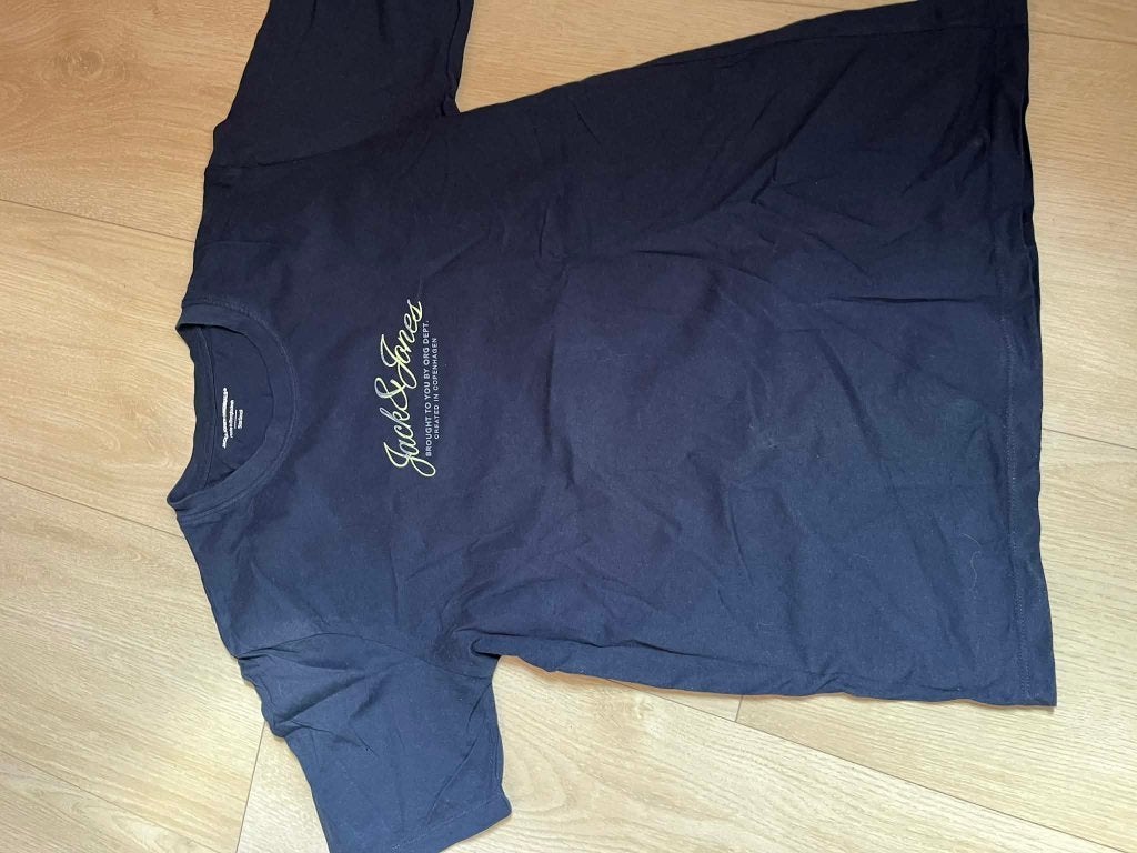 tshirt blauw print jack jones maat s, Kinderen en Baby's, Gebruikt, Ophalen of Verzenden, Shirt of Longsleeve, Jongen