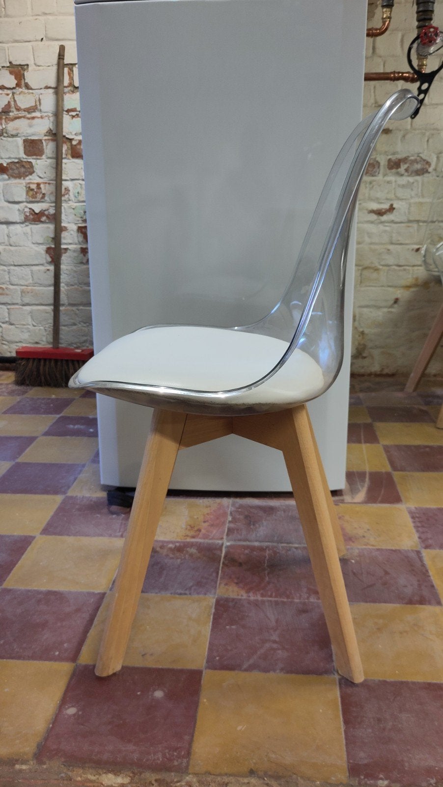 4 stoelen, Huis en Inrichting, Stoelen, Overige kleuren, Zo goed als nieuw, Vier, Scandinave
