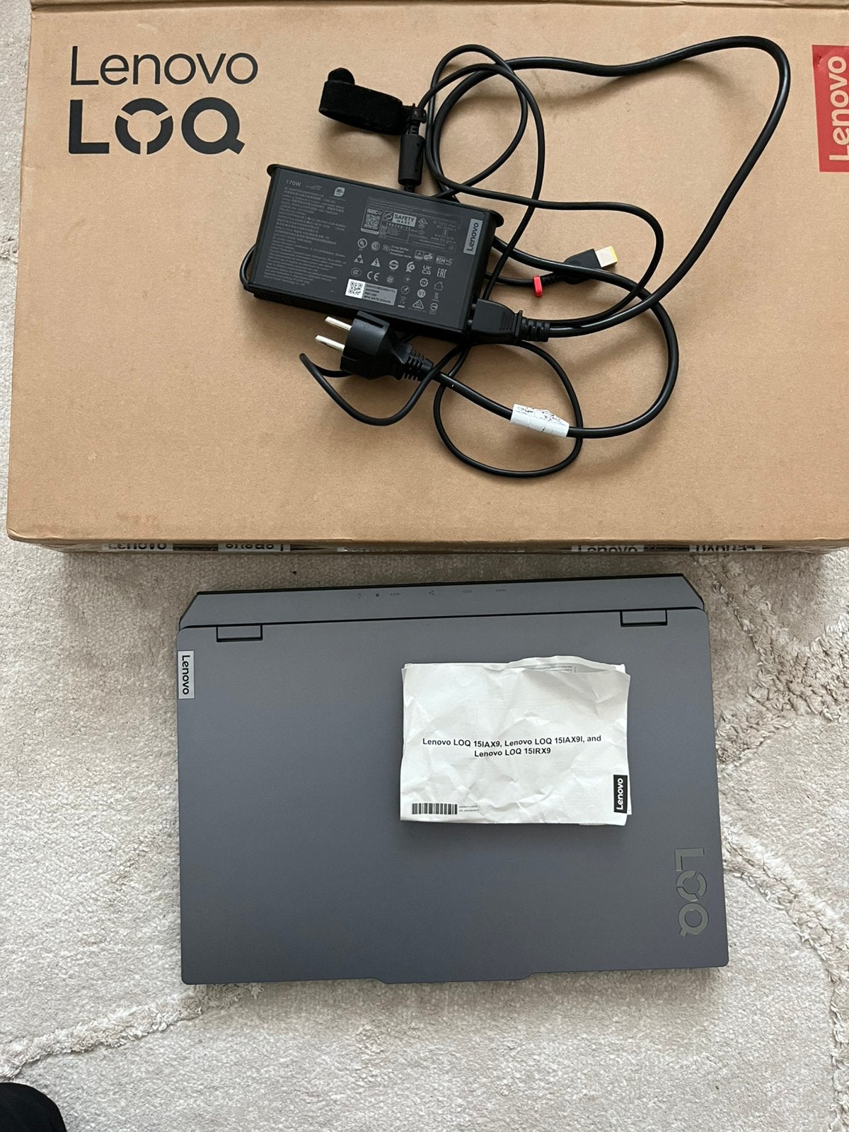 Lenovo LOQ, Informatique & Logiciels, Ordinateurs portables Windows, Comme neuf, 4 Ghz ou plus, Enlèvement, Gaming