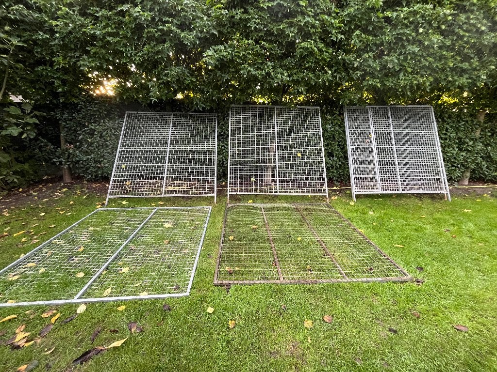 Panelen voor volière, Ophalen, Zo goed als nieuw, Volière