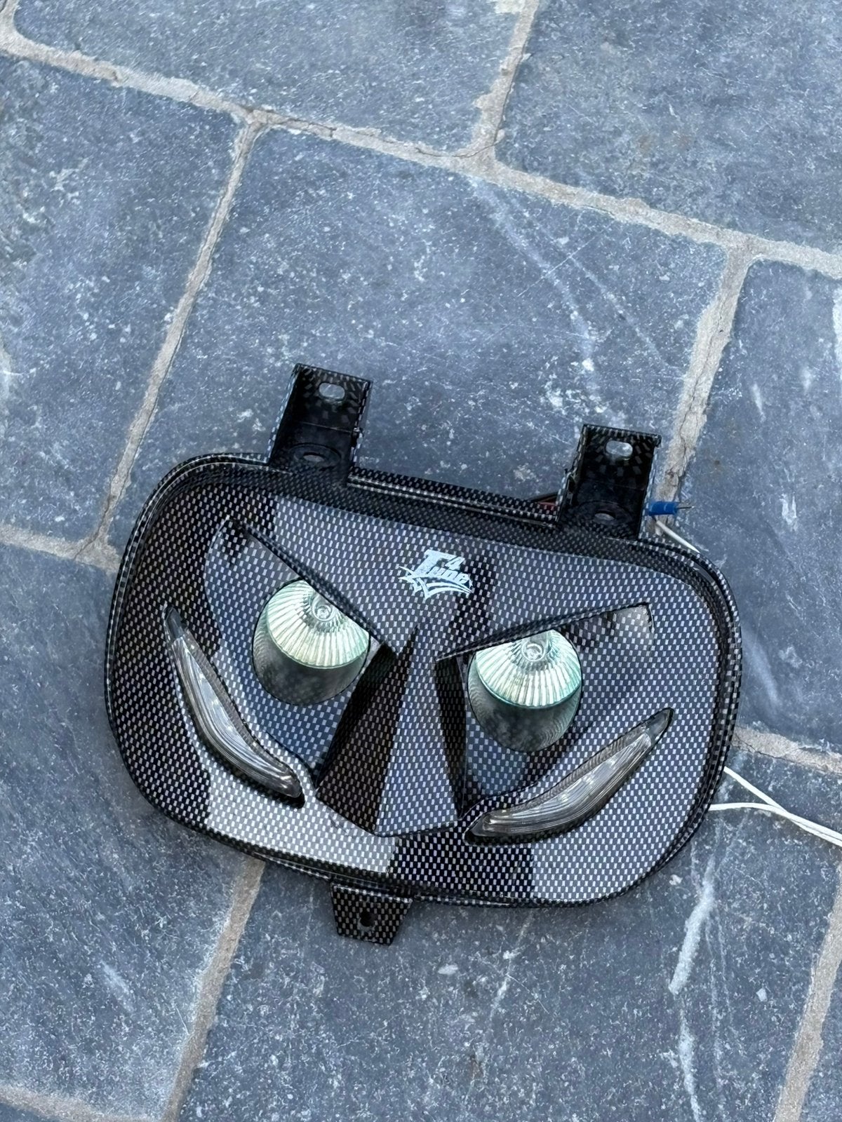 Carbon koplamp mbk booster, Ophalen, Zo goed als nieuw, Koplamp