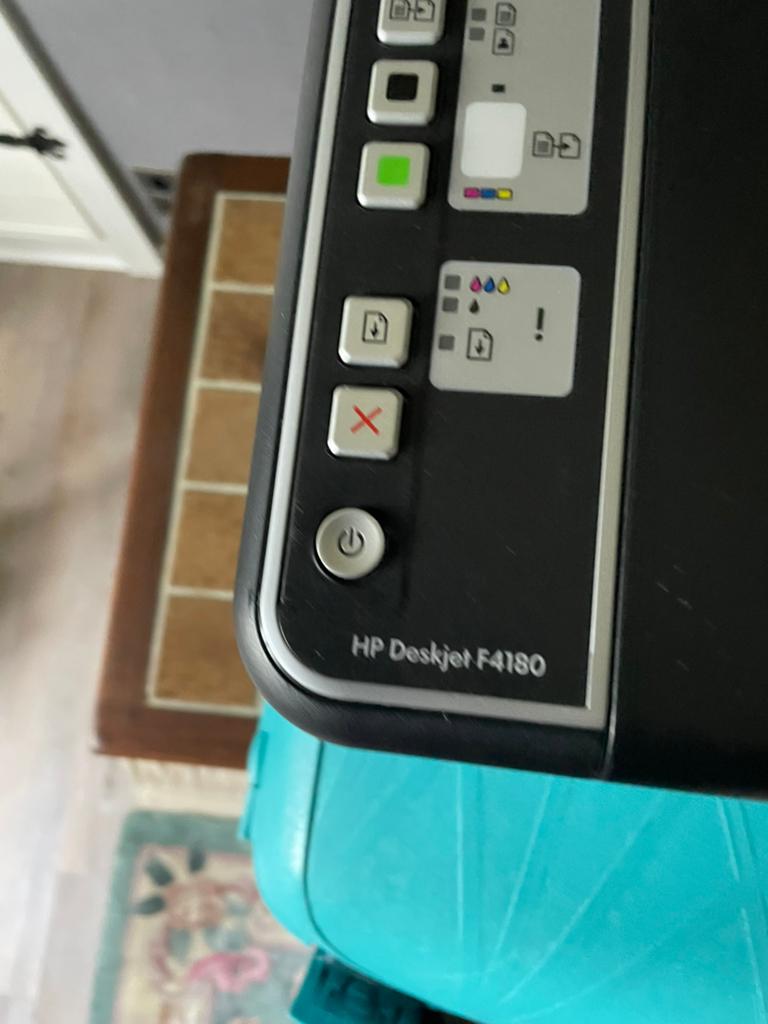 Hp deskjet 4180 all-in-one gratis, All-in-one, Comme neuf, Enlèvement, Imprimante à jet d'encre