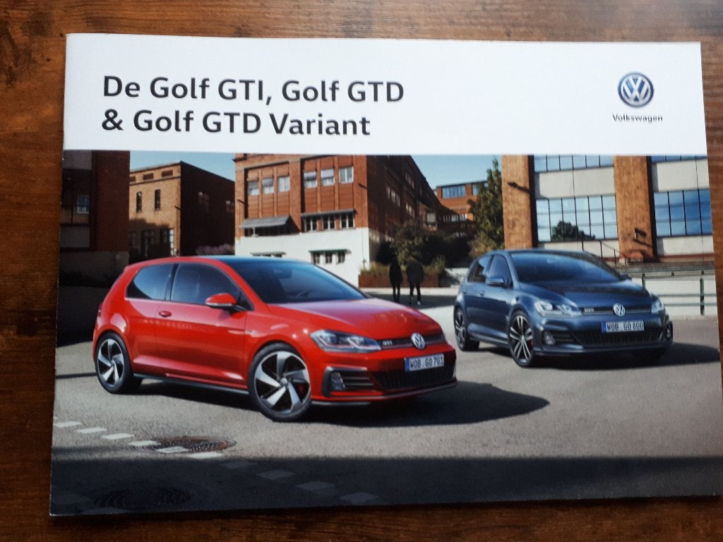 V.W. Golf GTI, GOLF GTD & Golf GTD Variant  2018, Livres, Enlèvement ou Envoi, Neuf, Volkswagen