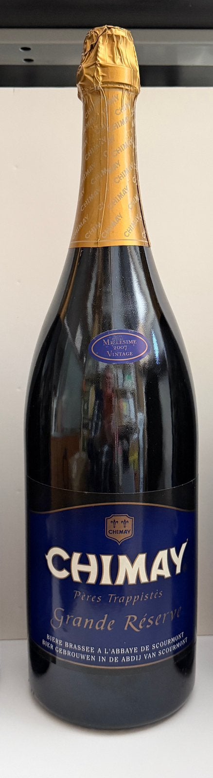 Rare Chimay Grande Réserve 3L Millésime 2007, Verzamelen, Biermerken, Ophalen