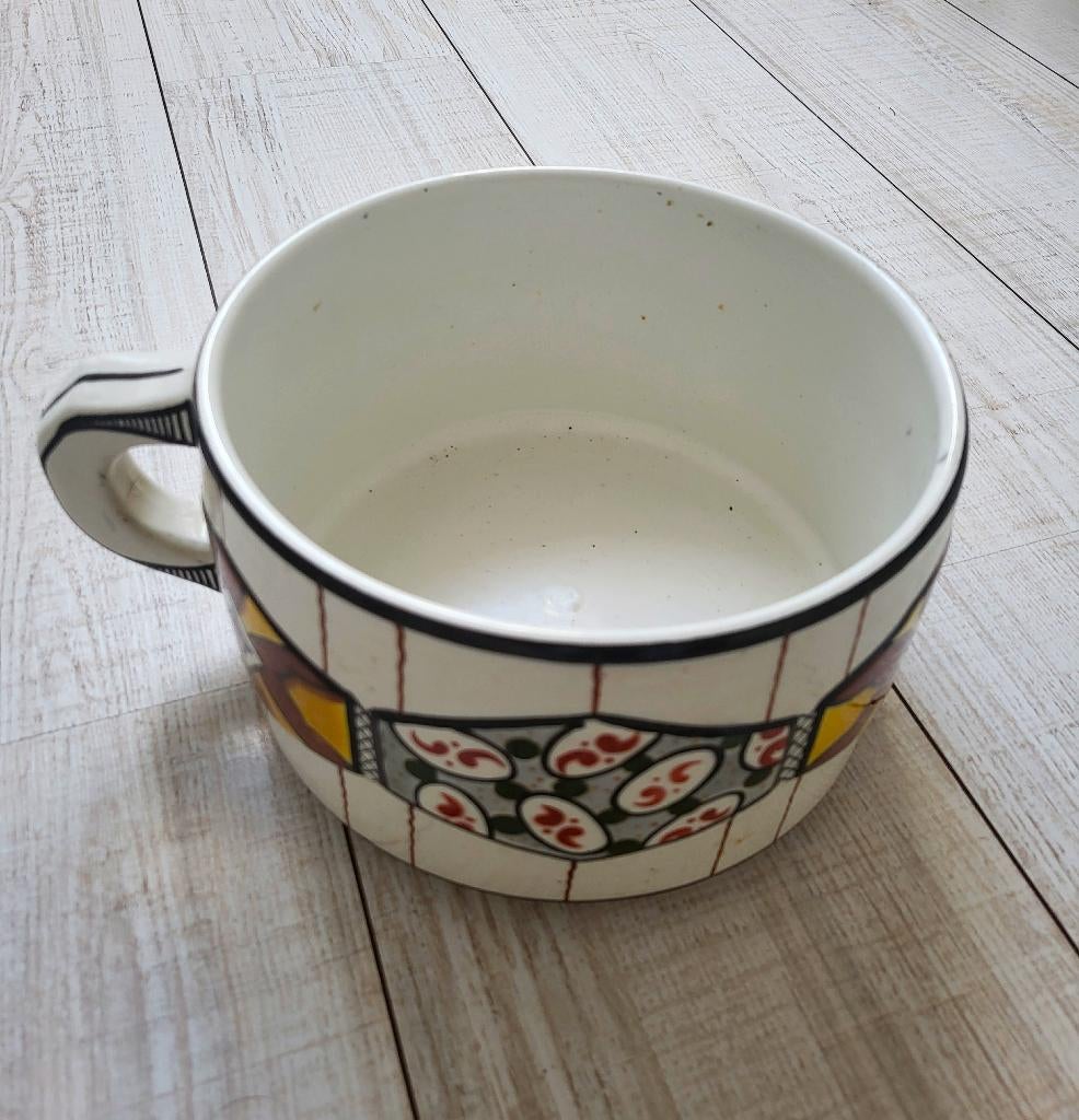 Design decoraties, Antieke pot, 2 vazen, 2 biscuit beeldjes, Antiek en Kunst, Ophalen of Verzenden