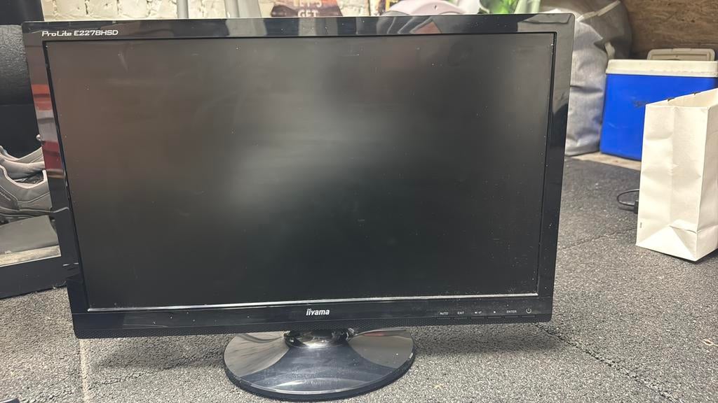 iiyama monitor, Gebruikt, Full HD, 21,5 inch, Ingebouwde speakers