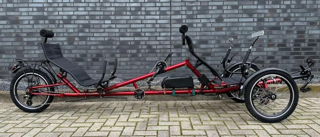 Elektrische Trikexplorer Ligfiets Tandem met hoge  korting!!, Ophalen of Verzenden