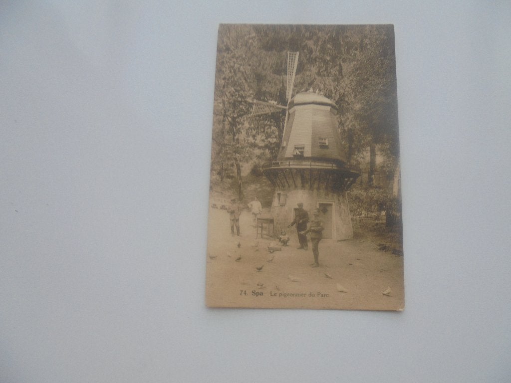 spa- le pigeonnier du parc, Envoi, 1920 à 1940, Non affranchie, Liège