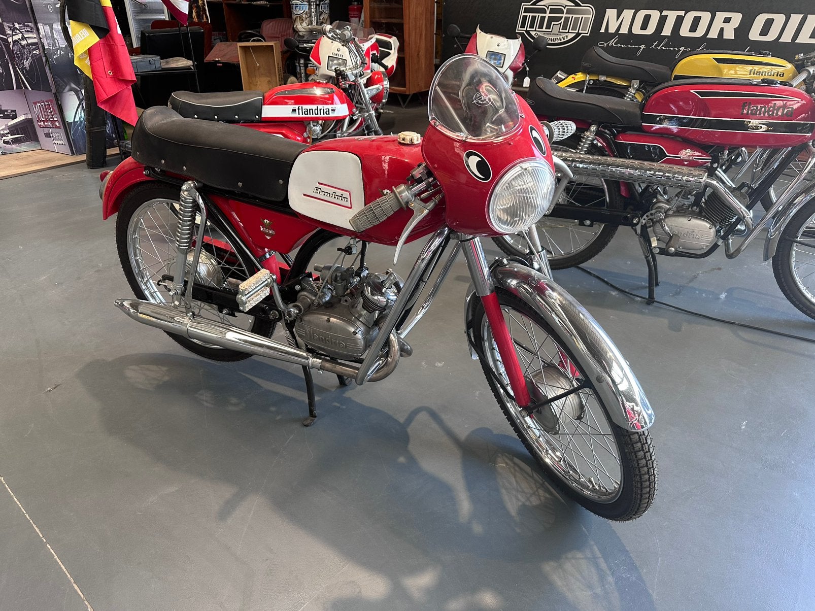 Flandria Rekord 50cc - 1964 - startklaar - gerestaureerd., 49 cm³, Classe B (45 km/h), Enlèvement, Autres marques