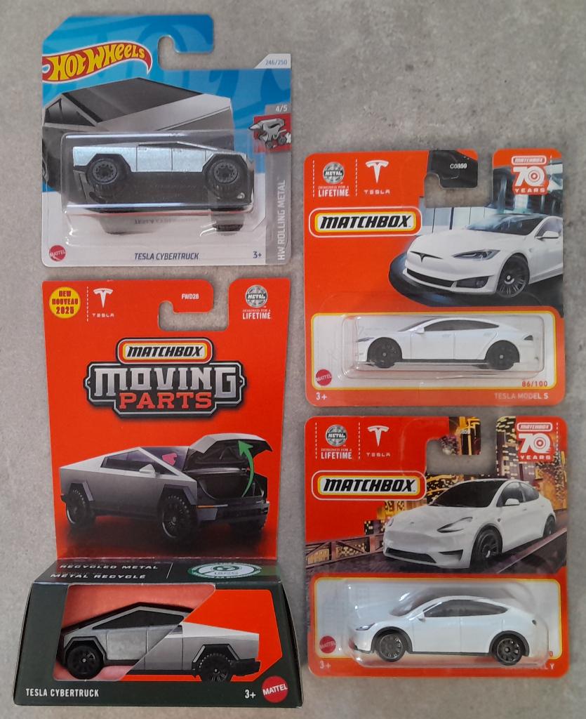 Tesla, AMC Eagle, Cadillac - Buick - Hot Wheels en Matchbox, Kinderen en Baby's, Ophalen of Verzenden, Nieuw