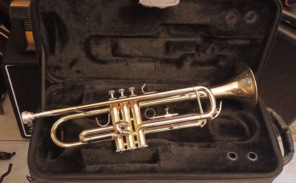 Trompet Jupiter JTR - 606M (met mondstuk) + koffer-rugzak, Musique & Instruments, Enlèvement, Avec valise