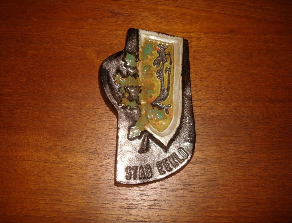 Plaquette Stad Eeklo A.M. Kindts, Ophalen
