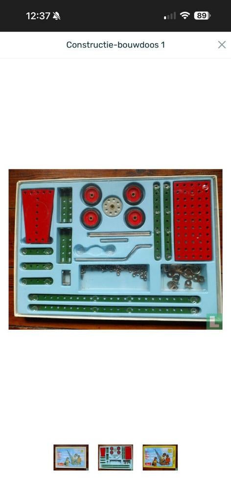 Meccano, Ophalen