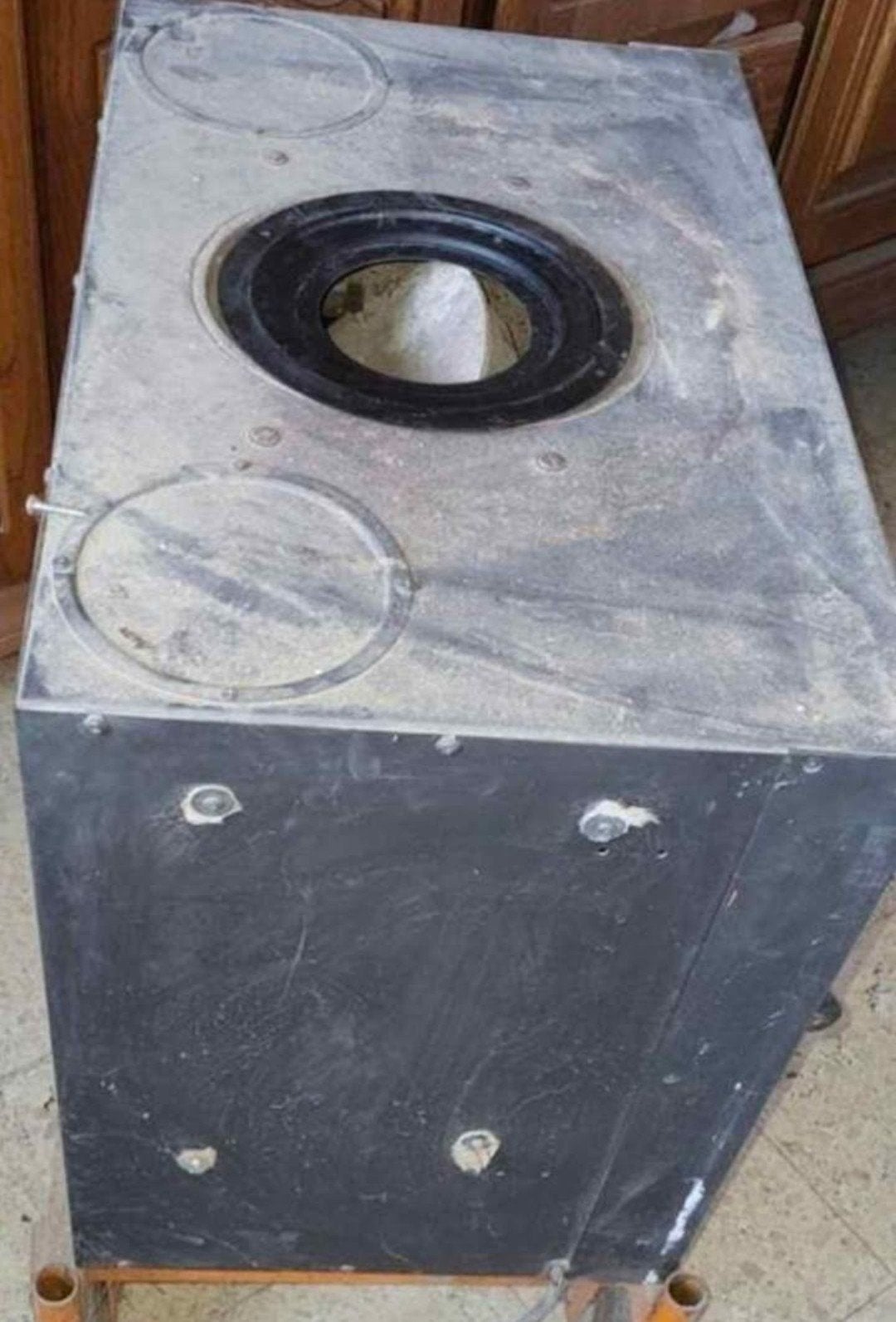 Inbouw houtkachel, Huis en Inrichting, Ophalen, Gebruikt, Houtkachel, Inbouw