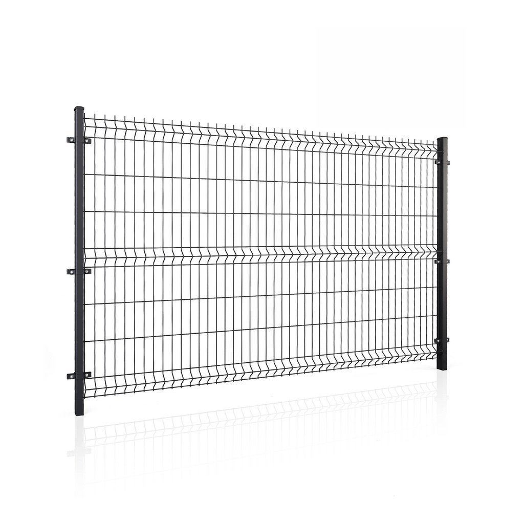 Panneau clôture rigide 3D – Fil Ø 4 mm – Largeur 250 cm, Jardin & Terrasse, Enlèvement ou Envoi, Neuf, Fer, Clôture en treillis métallique