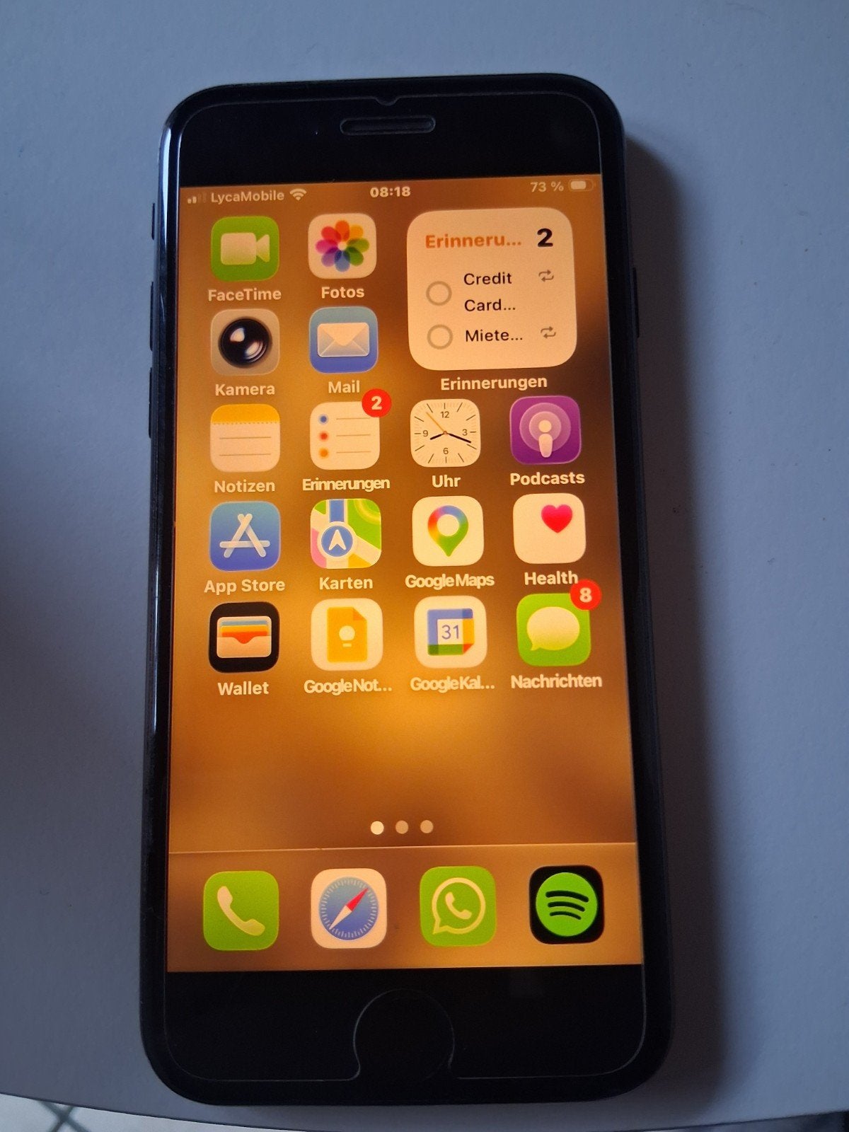 iPhone SE 3rd Gen 64g Dark Blue, Ophalen