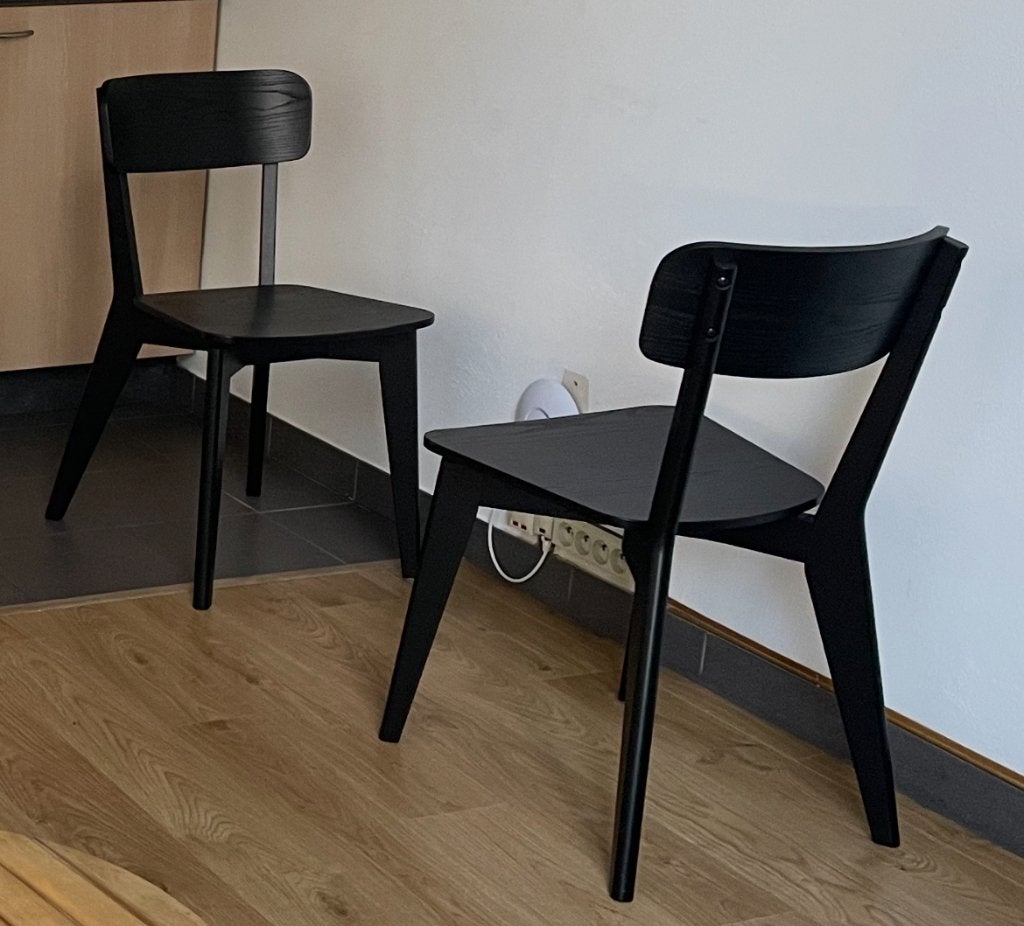 IKEA Lisboa stoel zwart, Huis en Inrichting, Twee, Zwart, Nieuw, Ophalen of Verzenden