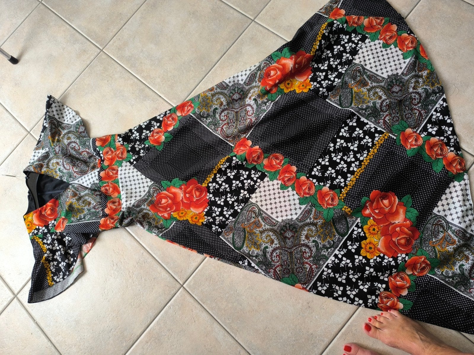 lang kleed meer hippie styl maat 38, Ophalen, Maat 38/40 (M)