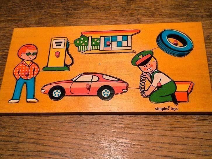Set vintage inlegpuzzels, Simplex Toys, Antiquités & Art, Antiquités | Jouets, Enlèvement ou Envoi