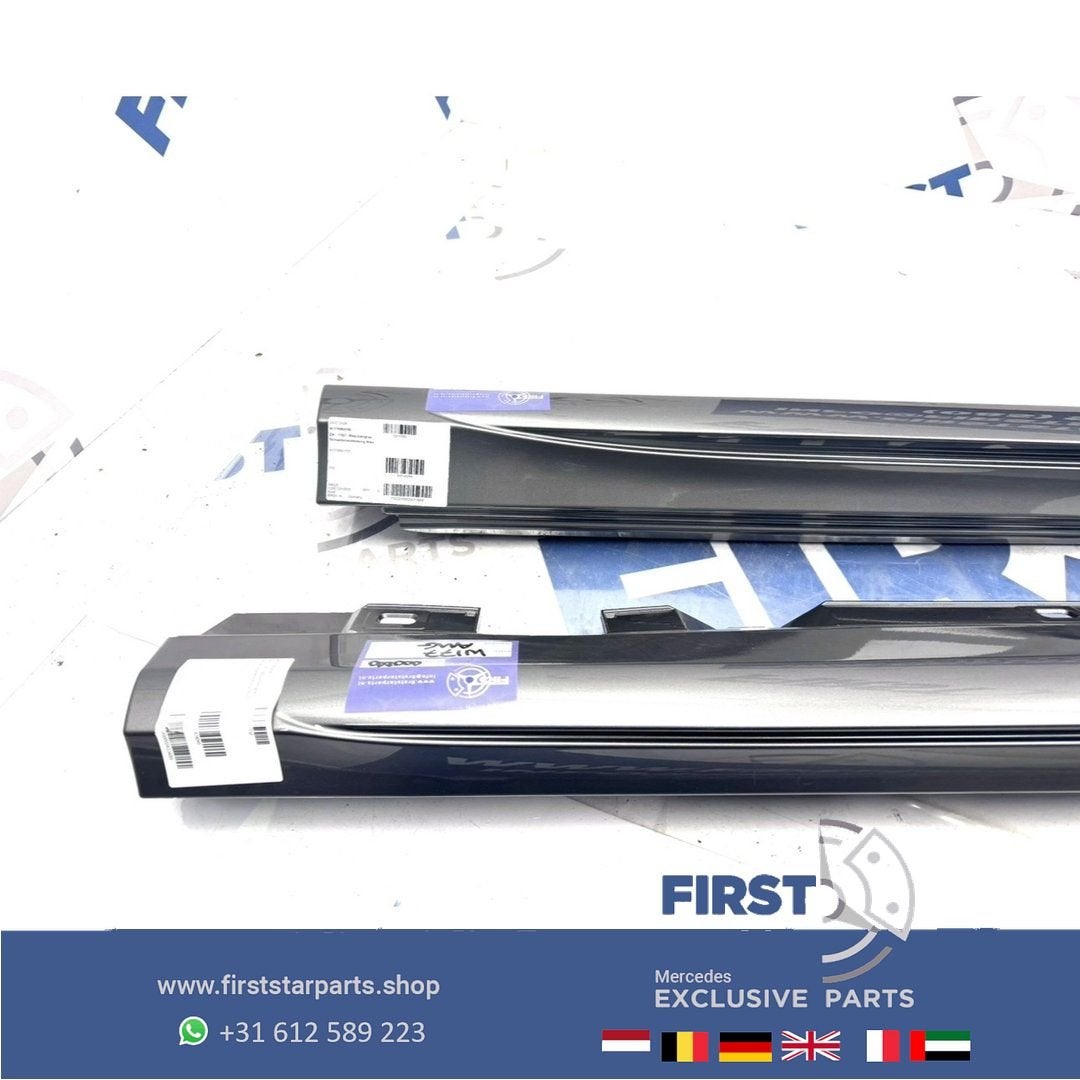 W177 A KLASSE 2021 A35 AMG ZIJSKIRT SET ZWART WIT GRIJS SIDE, Utilisé, -, -, Enlèvement ou Envoi