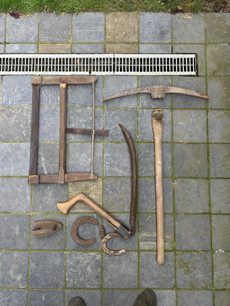 oude gereedschappen, Antiek en Kunst, Ophalen